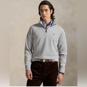 Ralph Lauren Men's Gray 1/4 Zip Sweater